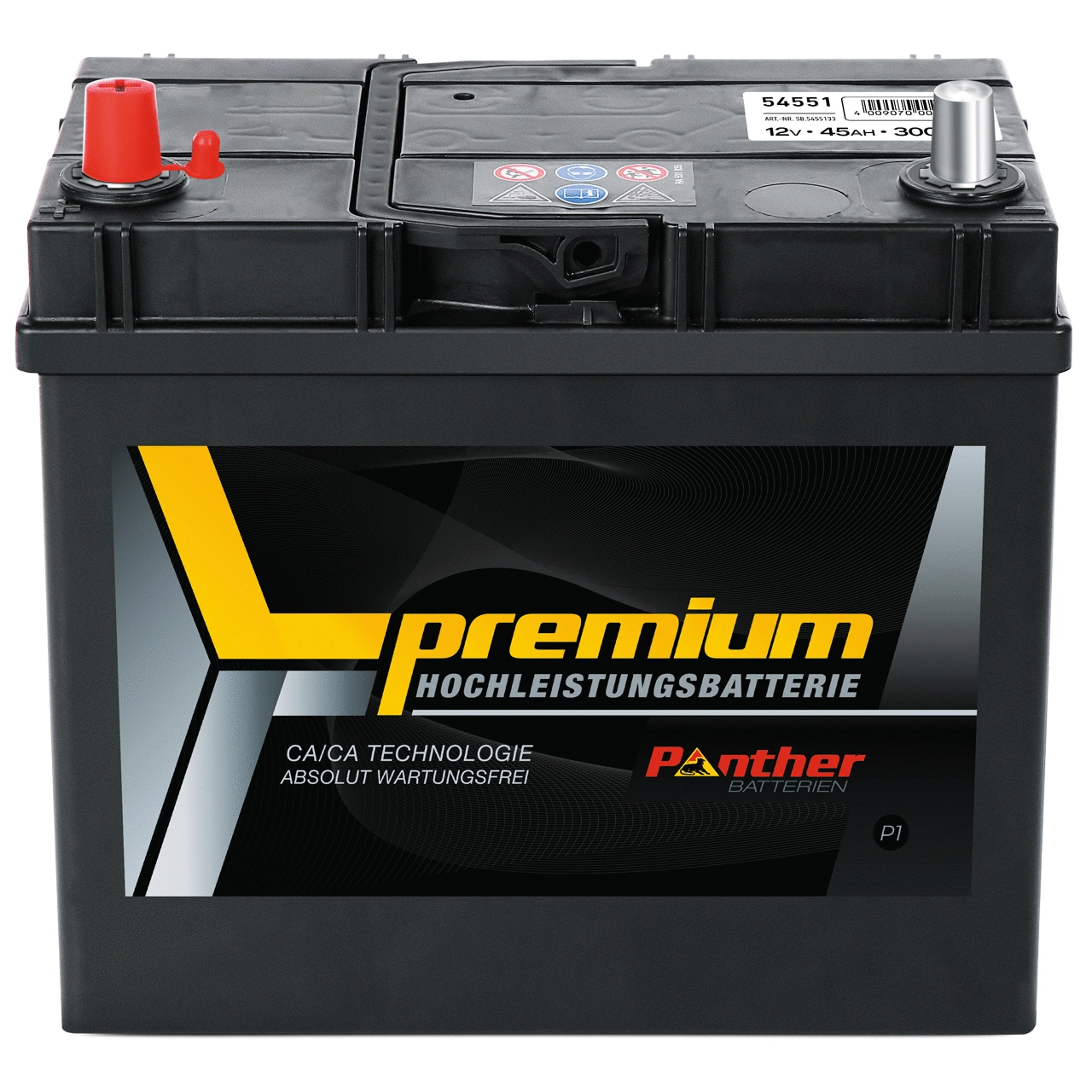 Batterie de démarrage PANTHER-BATTERIEN SB.5455133n