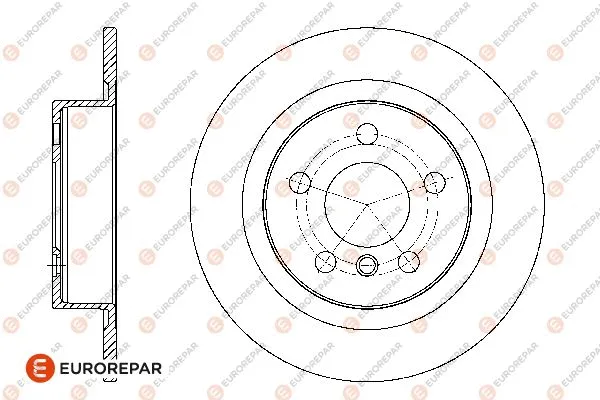 Disque de frein EUROREPAR 1667866280