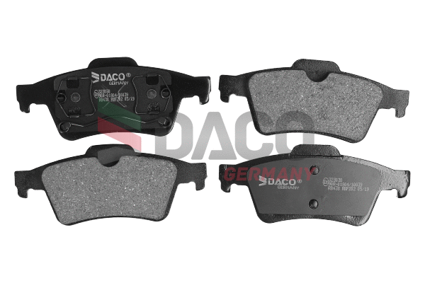 Kit de plaquettes de frein, frein à disque DACO Germany 323030