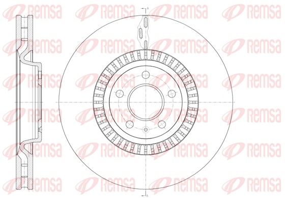 Disque de frein REMSA 61446.10