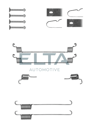 Kit d'accessoires, mâchoire de frein ELTA AUTOMOTIVE EA8195