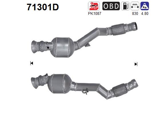Catalyseur AS 71301D