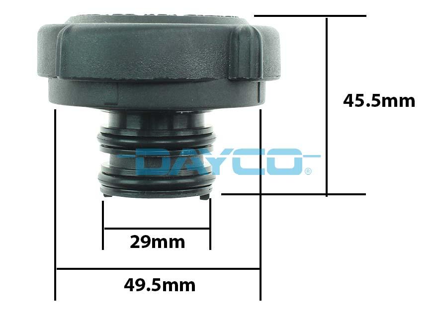 Bouchon, réservoir de liquide de refroidissement DAYCO-AU DRC032