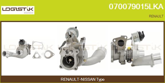 Turbocompresseur, suralimentation LGK 070079015LKA