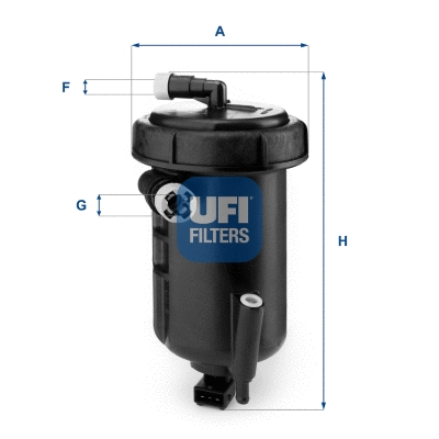 Filtre à carburant UFI 55.147.00