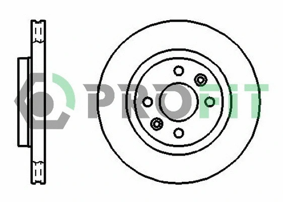 Disque de frein PROFIT 5010-1096