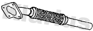 Tuyau d'échappement KLARIUS 301382