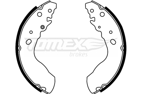 Jeu de mâchoires de frein TOMEX Brakes TX 22-03