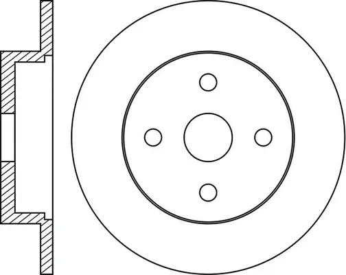 Disque de frein FIT FR1052