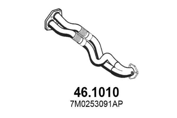 Tuyau d'échappement ASSO 46.1010
