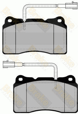 Kit de plaquettes de frein, frein à disque Brake ENGINEERING PA1684