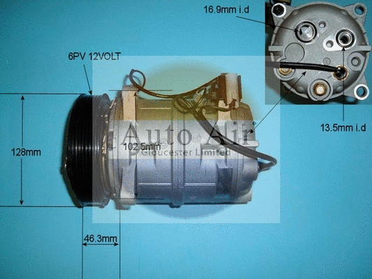 Compresseur, climatisation AUTO AIR GLOUCESTER 14-9647P