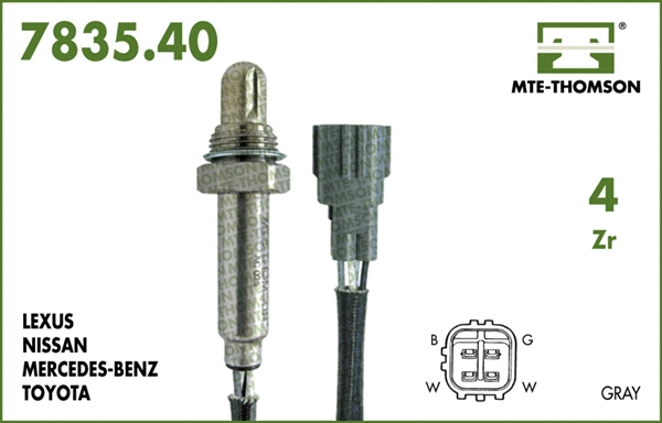 Sonde lambda MTE-THOMSON 7835.40.040