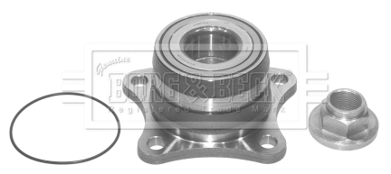 Kit de roulements de roue BORG & BECK BWK668