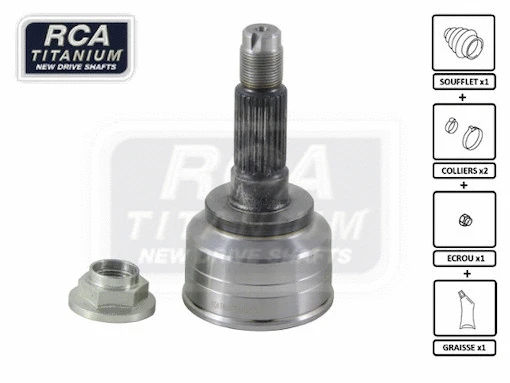 Jeu de joints, arbre de transmission RCA FRANCE K103