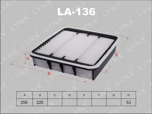 Filtre à air LYNXAUTO LA-136