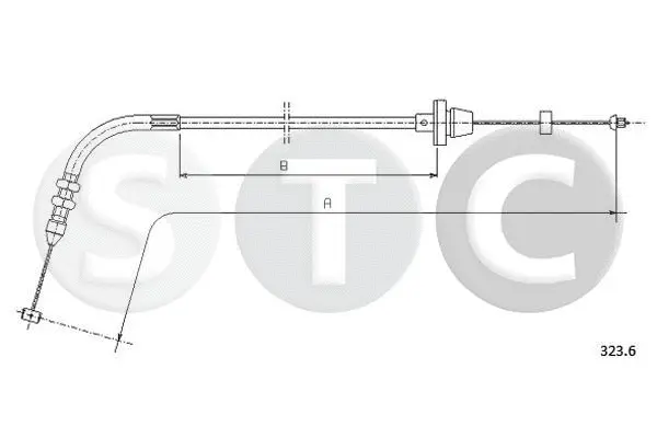 Câble d'accélération STC T481533