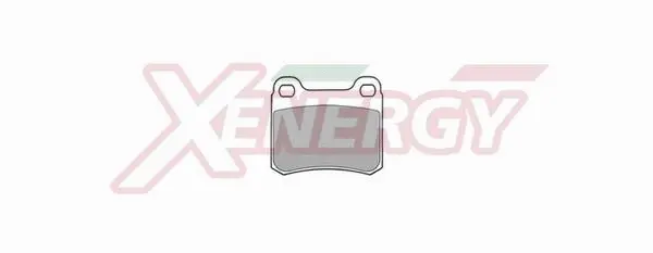 Kit de plaquettes de frein, frein à disque AP XENERGY X40140