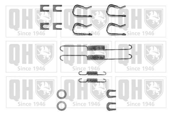 Kit d'accessoires, mâchoire de frein QUINTON HAZELL BFK216