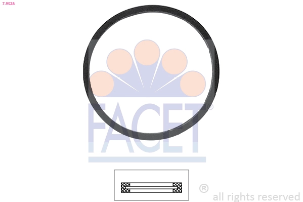 Joint, thermostat FACET 7.9528