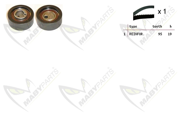 Kit de courroie crantée MABYPARTS OBK010195