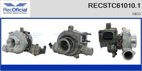 Turbocompresseur, suralimentation RECOFICIAL RECSTC61010.1