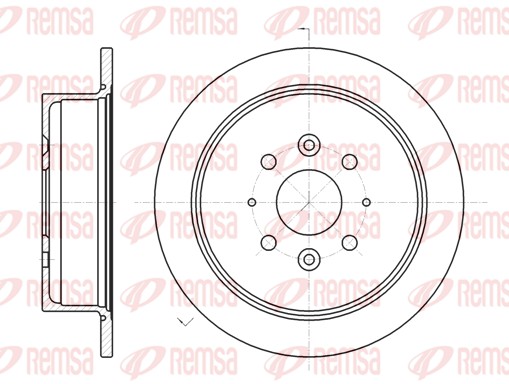 Disque de frein REMSA 6905.00
