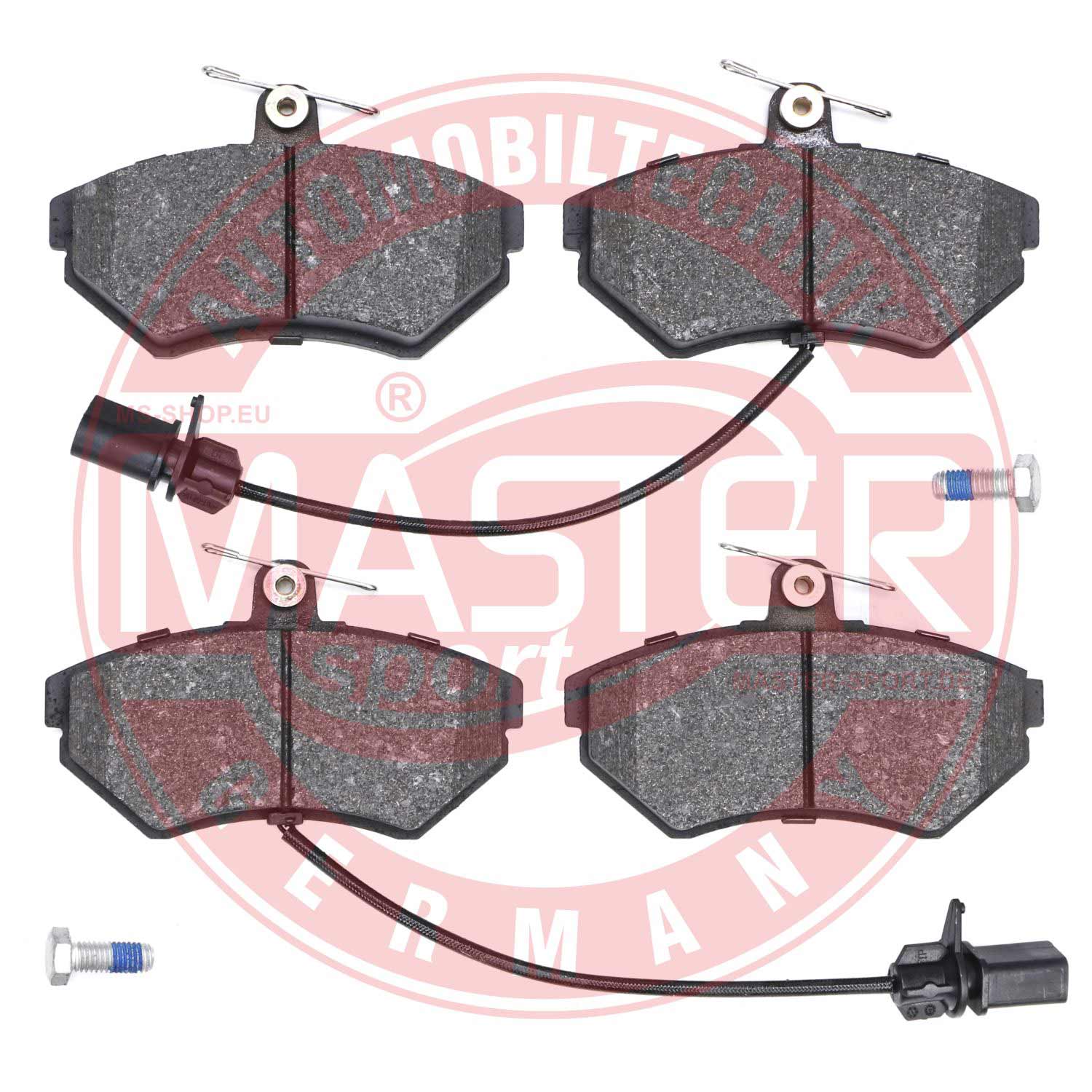 Kit de plaquettes de frein, frein à disque MASTER-SPORT GERMANY 13046028372N-SET-MS
