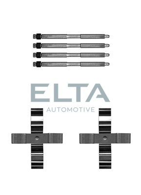 Kit d'accessoires, plaquette de frein à disque ELTA AUTOMOTIVE EA8790