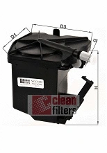 Filtre à carburant CLEAN FILTERS MGC1683