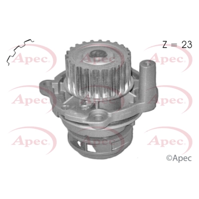Pompe à eau, refroidissement du moteur APEC AWP1032