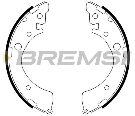 Jeu de mâchoires de frein BREMSI GF0709