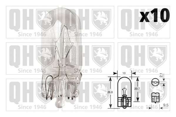 Ampoule, feu clignotant QUINTON HAZELL QBL501