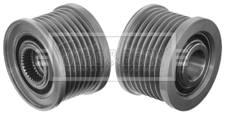 Poulie roue libre, alternateur BORG & BECK BBA5050