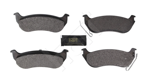 Kit de plaquettes de frein, frein à disque HART 261 828