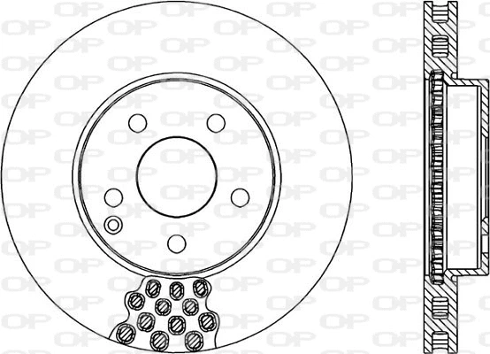 Disque de frein OPEN PARTS BDR1998.20