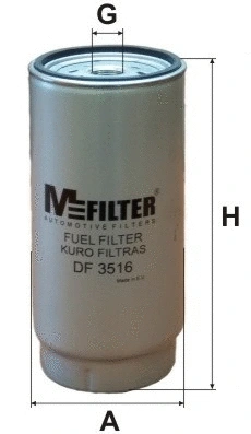 Filtre à carburant MFILTER DF 3516