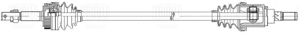 Arbre de transmission TRIALLI AR 1453