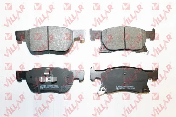 Kit de plaquettes de frein, frein à disque VILLAR 626.2048