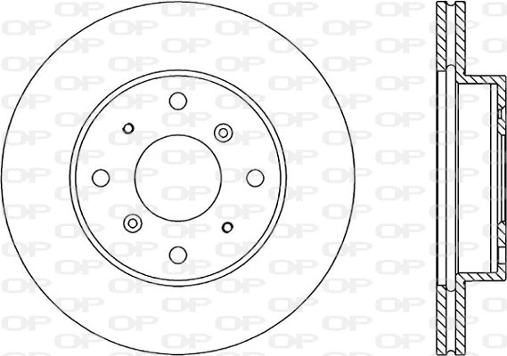 Disque de frein OPEN PARTS BDR1053.20