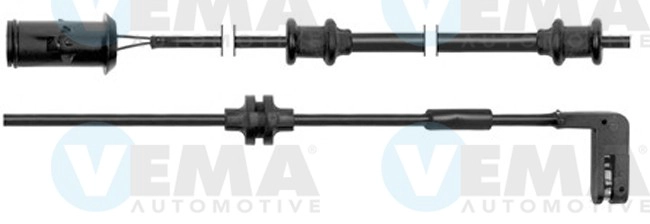Contact d'avertissement, usure des plaquettes de frein VEMA 117238