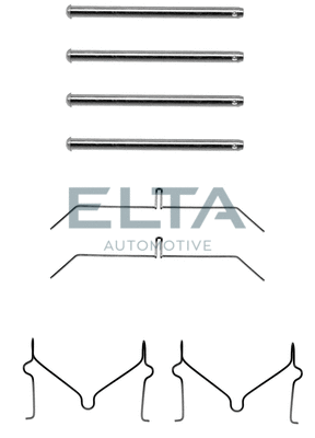 Kit d'accessoires, plaquette de frein à disque ELTA AUTOMOTIVE EA8534