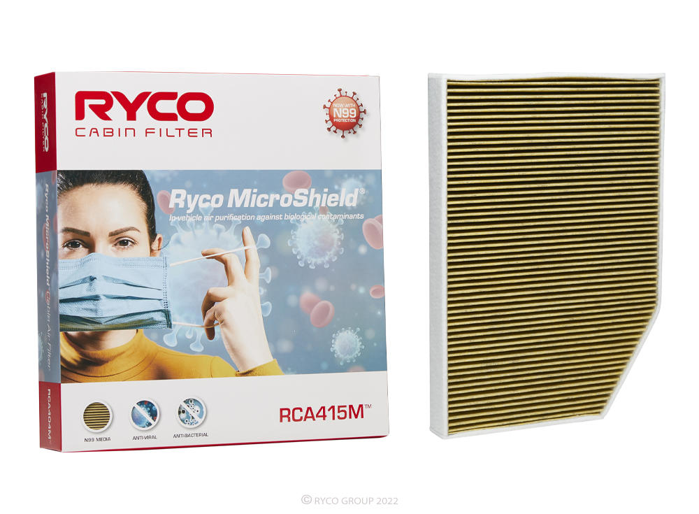 Filtre, air de l'habitacle RYCO RCA415M