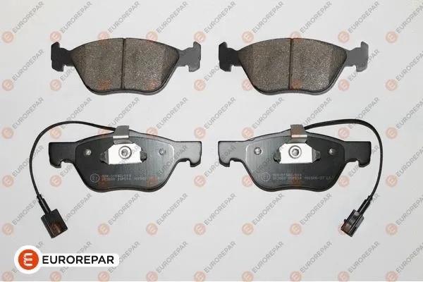 Kit de plaquettes de frein, frein à disque EUROREPAR 1617249680