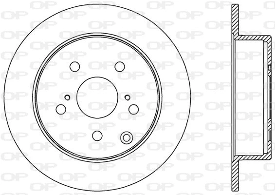 Disque de frein OPEN PARTS BDA2581.10