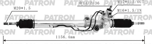 Crémaillère de direction PATRON PSG3187