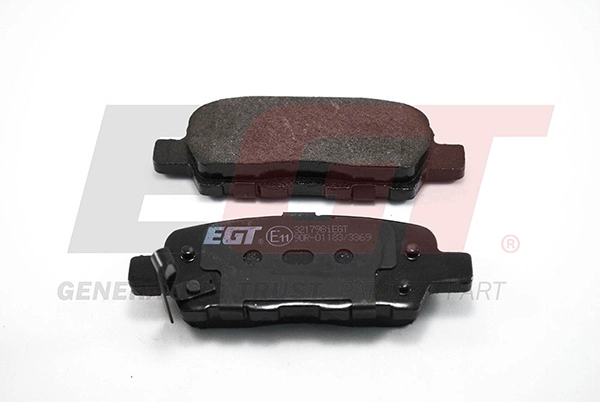 Kit de plaquettes de frein, frein à disque EGT 321798iEGT