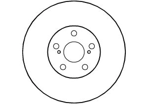 Disque de frein ABTEX BD1005V