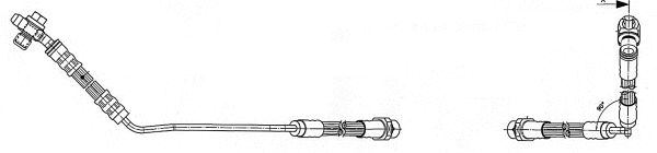 Flexible de frein CEF 512197