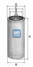 Filtre à carburant UFI 24.372.00